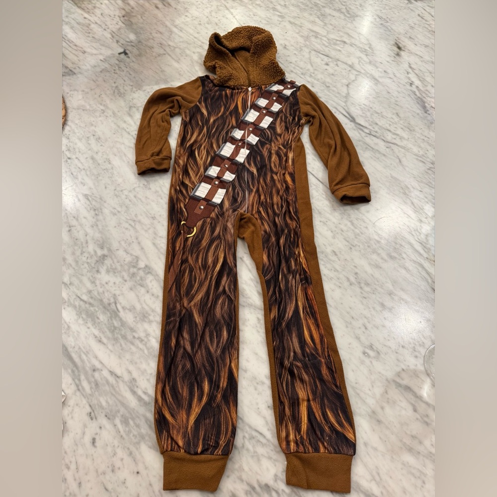 Chewbacca pajamas costume sleeper kids small Star Wars